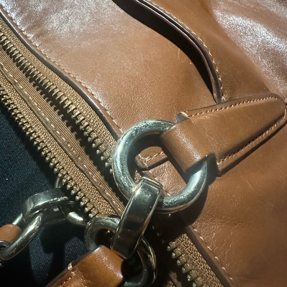 Coach Brown Leather Tote Bag - Picture 8 of 16